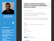 Tablet Screenshot of emreokumus.com